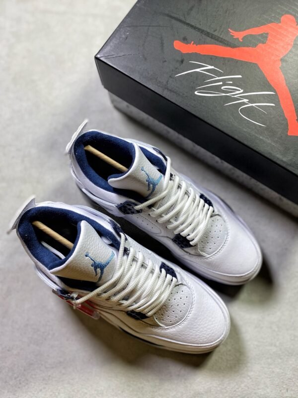 Air Jordan 4 Colombian White /Blue (40-47.5) - Image 3