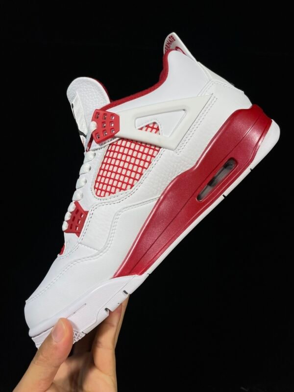 Air Jordan 4 Atlanta White Red (40-47.5) - Image 4