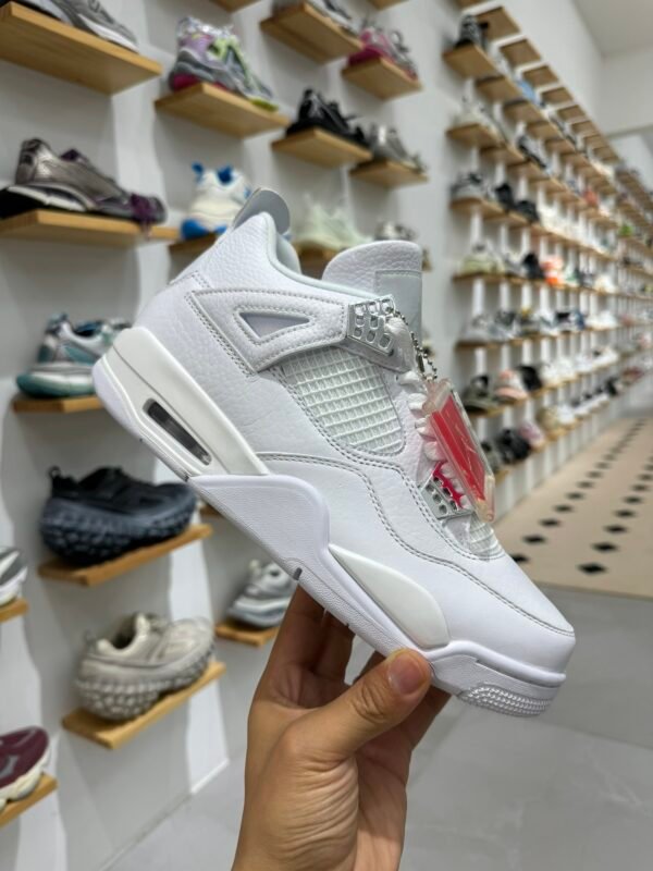 Air Jordan 4 White Silver buckle (40-47.5) - Image 2
