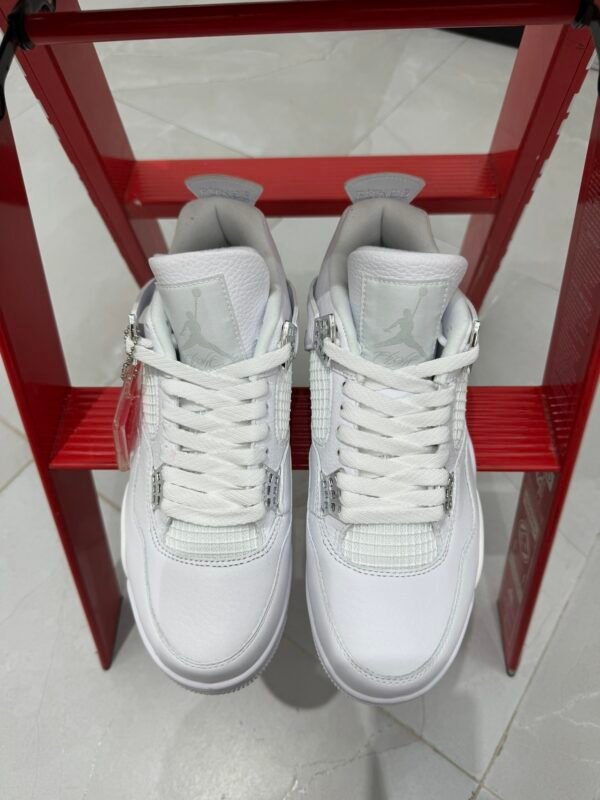 Air Jordan 4 White Silver buckle (40-47.5) - Image 3