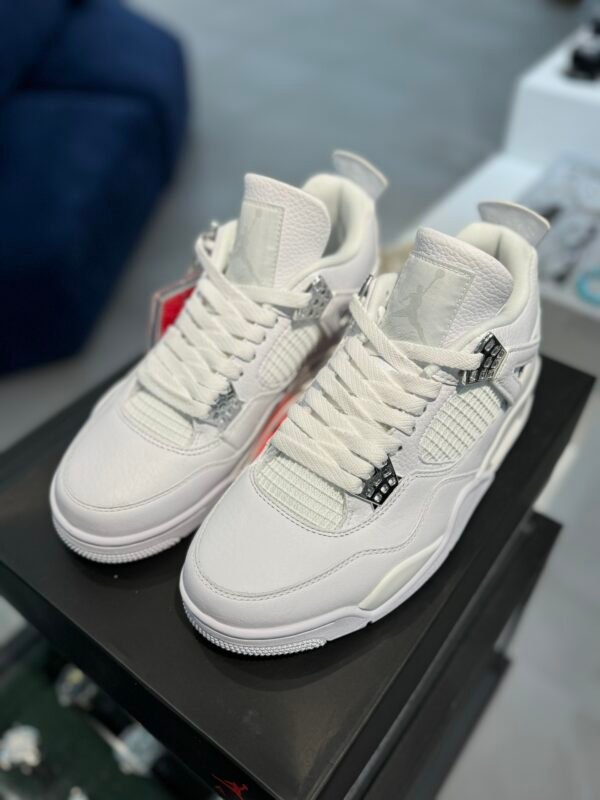 Air Jordan 4 White Silver buckle (40-47.5) - Image 5