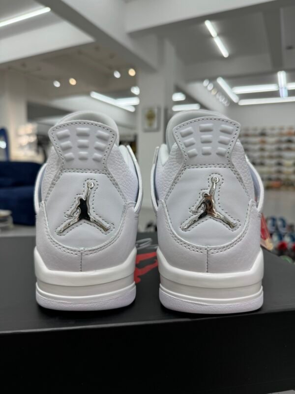 Air Jordan 4 White Silver buckle (40-47.5) - Image 8