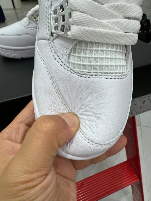 Air Jordan 4 White Silver buckle (40-47.5) - Image 9