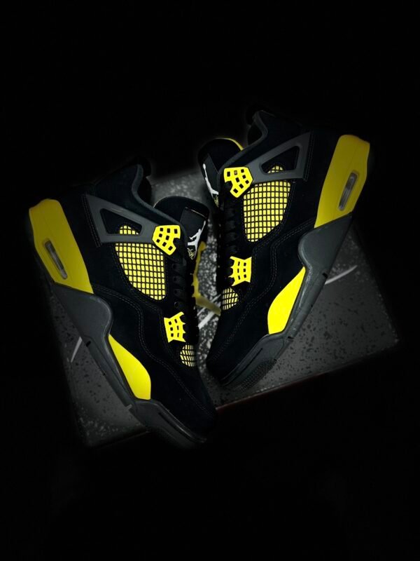 Air Jordan 4 Thunderbolt BlackYellow(40-47.5) - Image 4