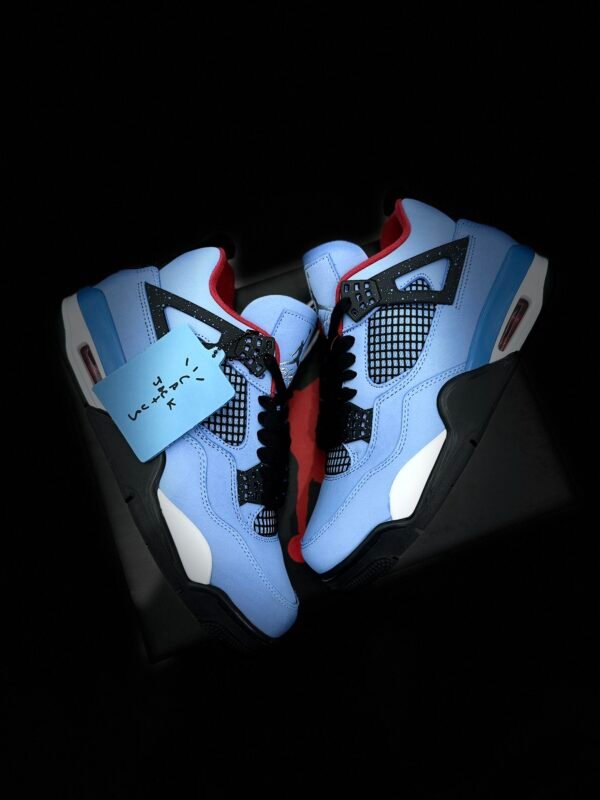 Air Jordan 4 x TS blue suede(40-47.5) - Image 2