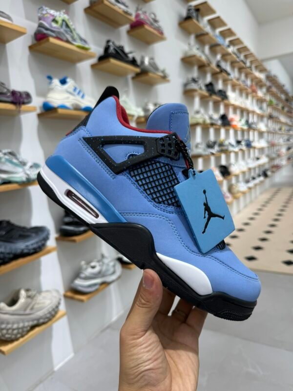 Air Jordan 4 x TS blue suede(40-47.5) - Image 8