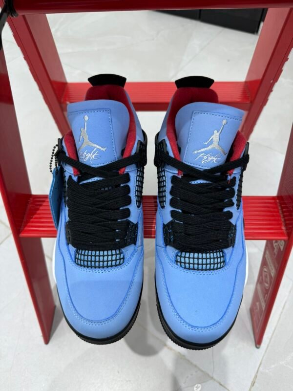 Air Jordan 4 x TS blue suede(40-47.5) - Image 3
