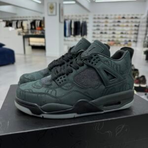 Air Jordan 4 x Kaws Black/Green suede(40-47.5)