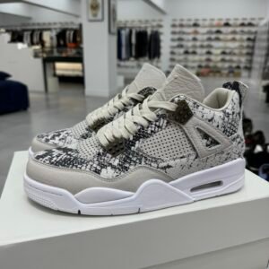 Air Jordan 4 White Python Pattern (40-47.5)