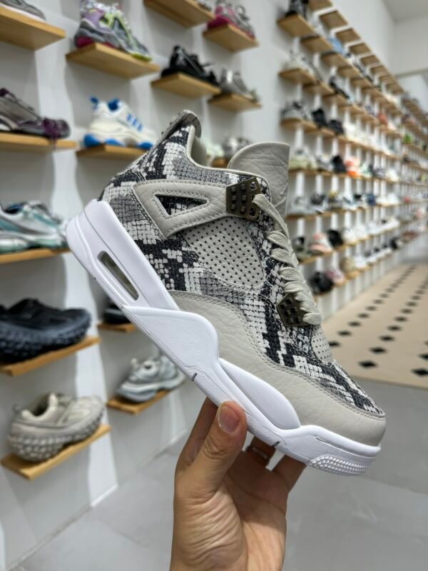 Air Jordan 4 White Python Pattern (40-47.5) - Image 2