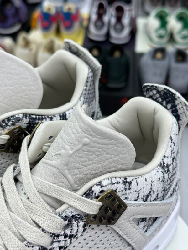 Air Jordan 4 White Python Pattern (40-47.5) - Image 8