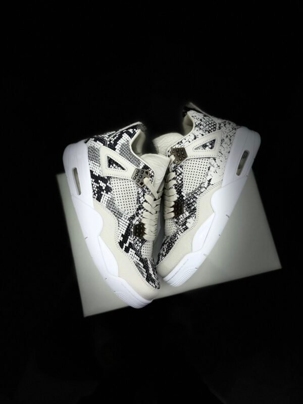 Air Jordan 4 White Python Pattern (40-47.5) - Image 9