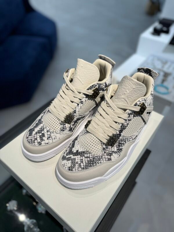 Air Jordan 4 White Python Pattern (40-47.5) - Image 3