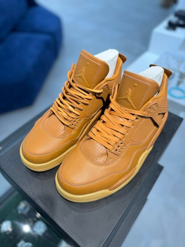 Air Jordan 4 Wheat Yellow (40-47.5) - Image 4