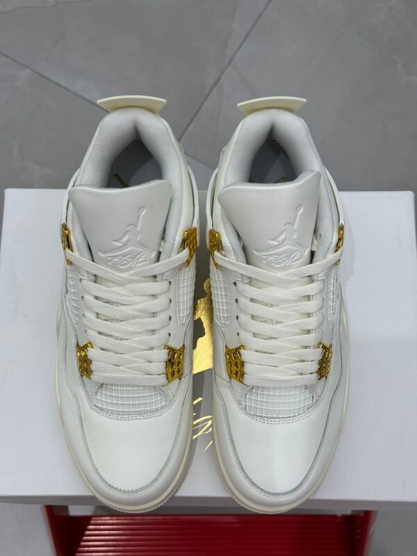 Air Jordan 4 White/Golden(40-47.5) - Image 7