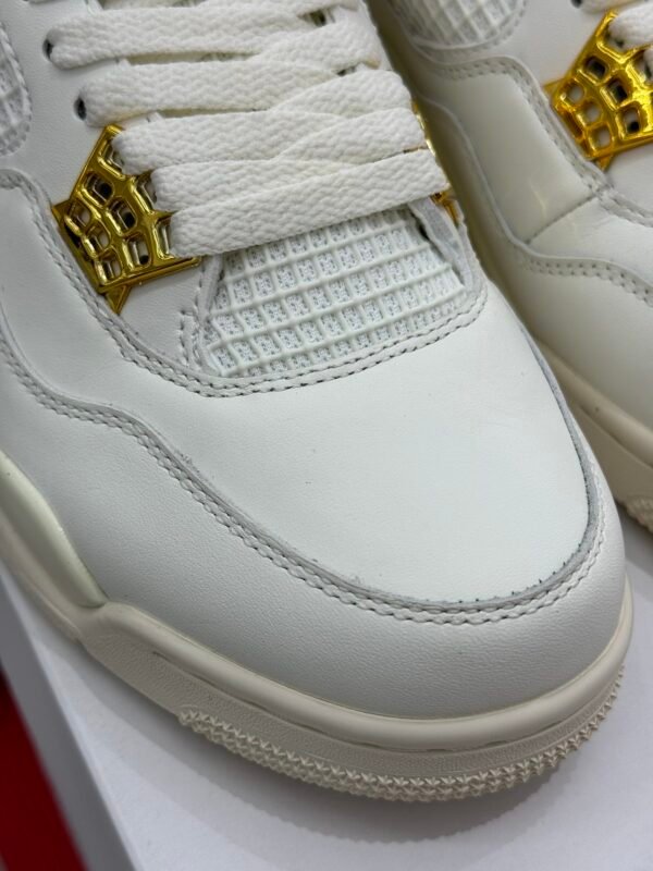 Air Jordan 4 White/Golden(40-47.5) - Image 9