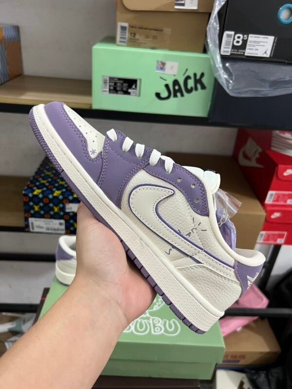 LABUBU X AIR JORDAN 1 White Purple(36-47.5) - Image 4