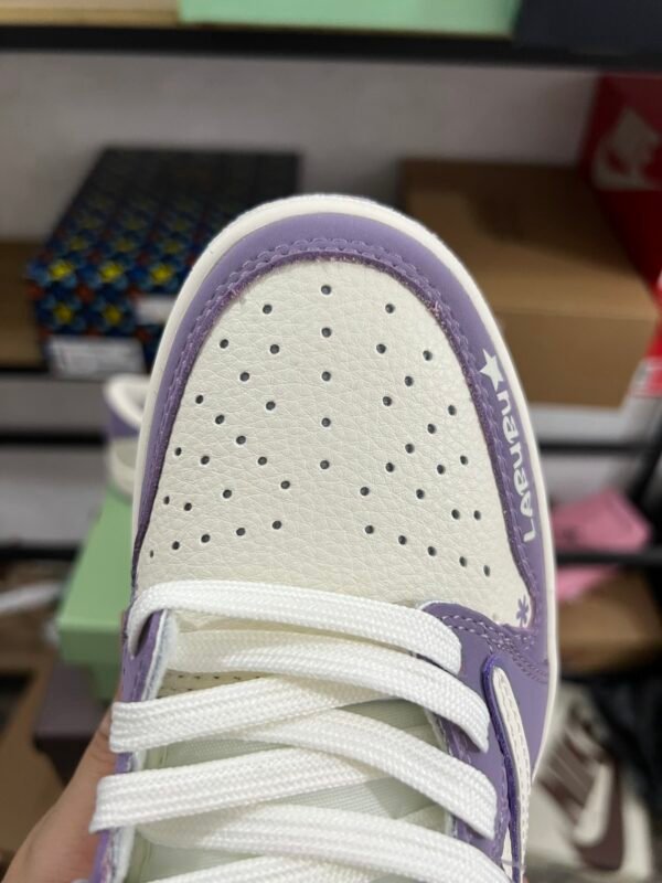 LABUBU X AIR JORDAN 1 White Purple(36-47.5) - Image 6