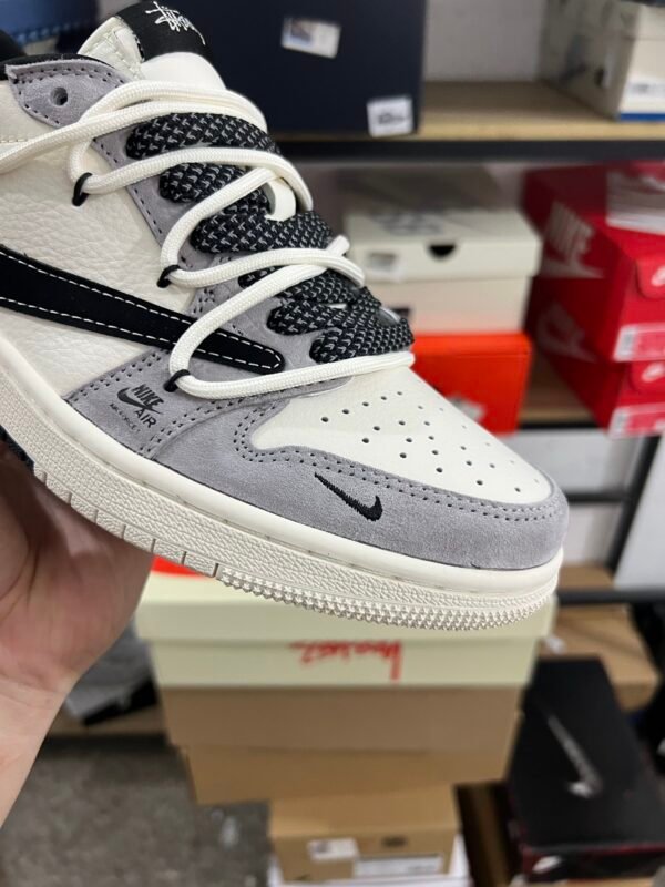 Supreme x Air Jordan 1 low Grey White/Black(36-47.5) - Image 8
