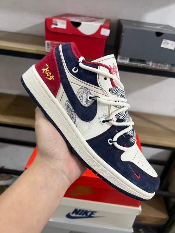 AIR JORDAN 1 LOW BUNDAI SNAKE ORCHID BON AVEC SERPENT(36-47.5) - Image 2