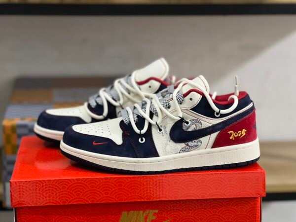AIR JORDAN 1 LOW BUNDAI SNAKE ORCHID BON AVEC SERPENT(36-47.5)