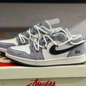 AIR JORDAN 1 LOW LIGHT GRAY/BEIGE GRIS CLARBEIGE(36-47.5)