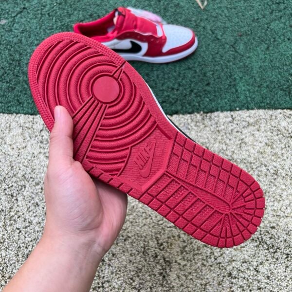 Travis Scott x Air Jordan 1 Low OG Black White Red(36-48.5) - Image 4