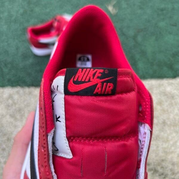 Travis Scott x Air Jordan 1 Low OG Black White Red(36-48.5) - Image 5