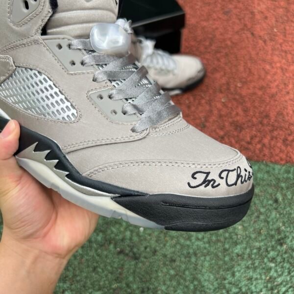 Air Jordan 5 Wings MEDIUM GREY/BLACK(36-48.5) - Image 5