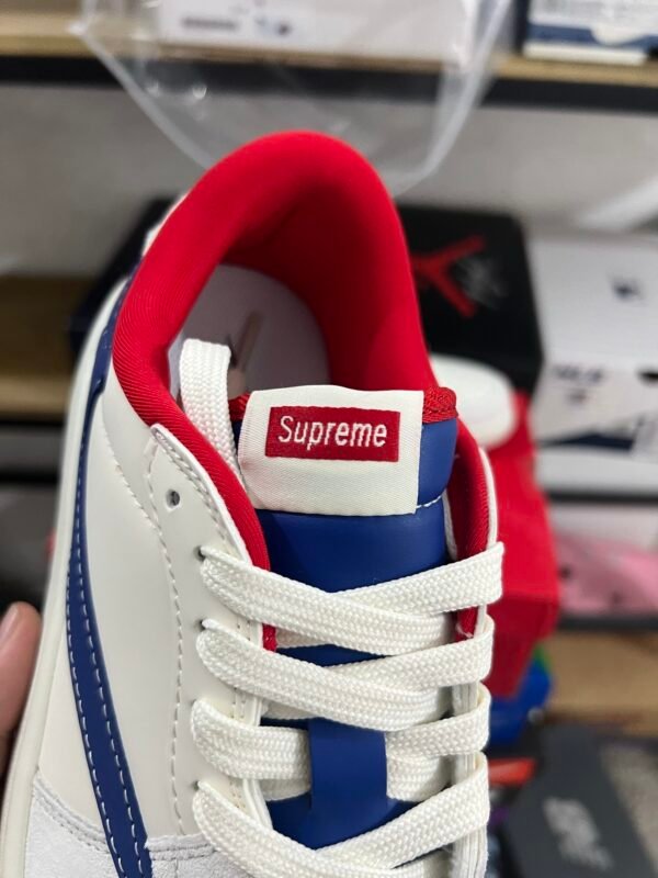 SUPREME X AIR JORDAN 1 LOW OG SP.T WHITE BLACK WHITE(36-47.5) - Image 6