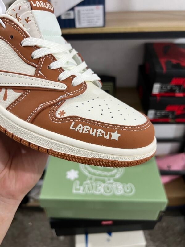 LABUBU X AIR JORDAN 1 White Orange(36-47.5) - Image 8