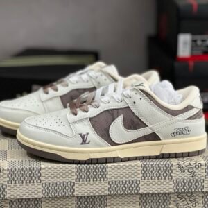 LV X NIKE DUNK LOW RETRO WHITE/BLACK-WHITE(36-47.5)