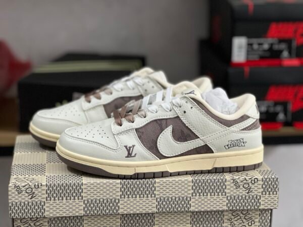 LV X NIKE DUNK LOW RETRO WHITE/BLACK-WHITE(36-47.5)