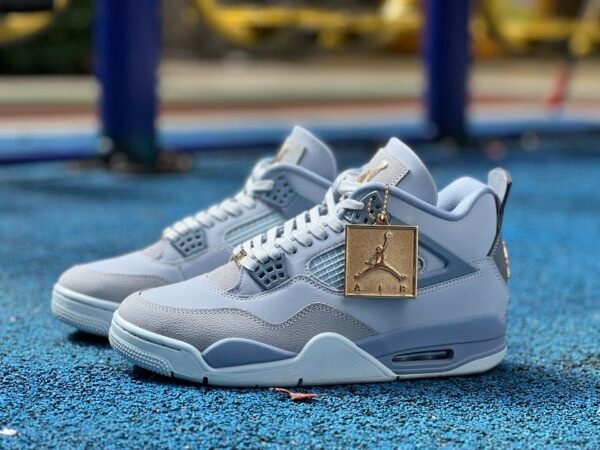 AIR JORDAN 4 RETRO NCAA P LT ARMORY BLUE/METALLIC GOLD(40-48.5)