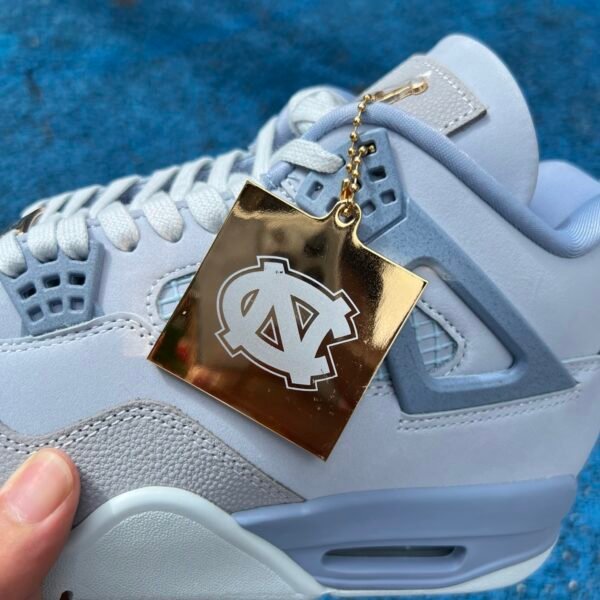 AIR JORDAN 4 RETRO NCAA P LT ARMORY BLUE/METALLIC GOLD(40-48.5) - Image 2