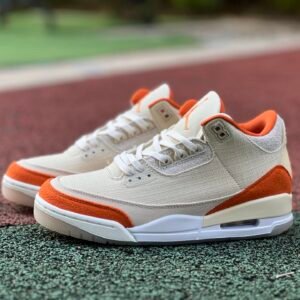 Air Jordan 3 WMNS RETRO T FOSSIL STARFISH-SAIL(size36-48.5)