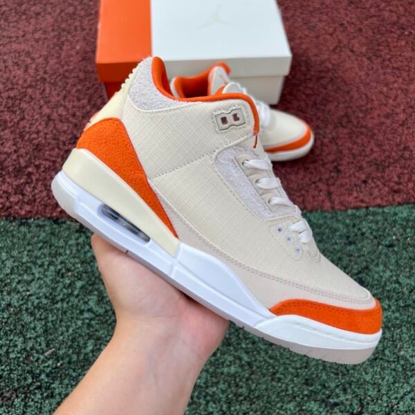 Air Jordan 3 WMNS RETRO T FOSSIL STARFISH-SAIL(size36-48.5) - Image 2