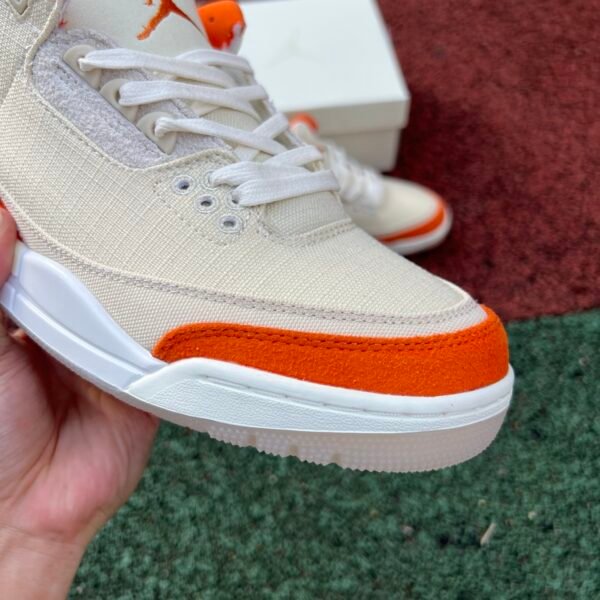 Air Jordan 3 WMNS RETRO T FOSSIL STARFISH-SAIL(size36-48.5) - Image 6