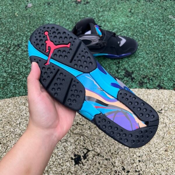 Air Jordan 8 “Aqua”BLKITR RD-FLNT GRY-BRGHT CNCRD(size40-48.5) - Image 8
