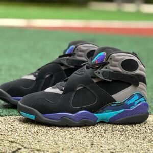Air Jordan 8 “Aqua”BLKITR RD-FLNT GRY-BRGHT CNCRD(size40-48.5)