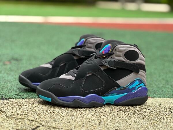 Air Jordan 8 “Aqua”BLKITR RD-FLNT GRY-BRGHT CNCRD(size40-48.5)