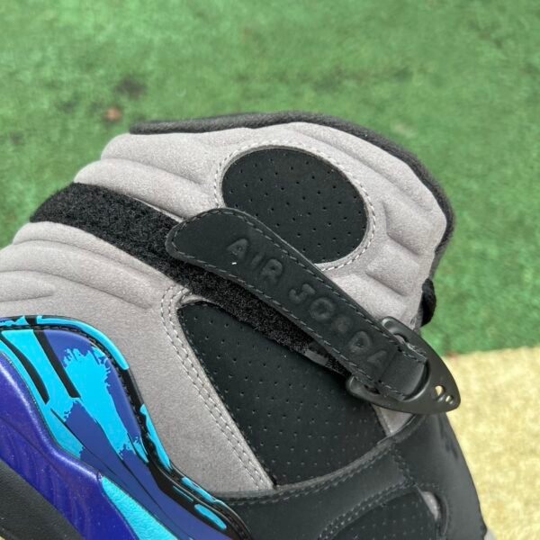 Air Jordan 8 “Aqua”BLKITR RD-FLNT GRY-BRGHT CNCRD(size40-48.5) - Image 4