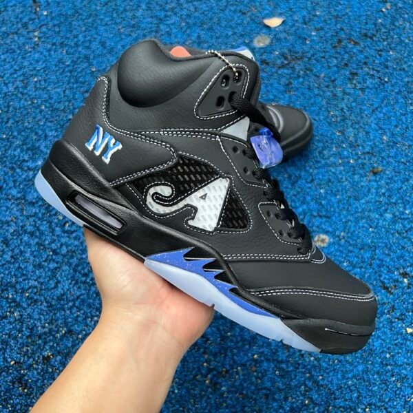 Awake NY x Air Jordan 5 RETRO OGBLACK RACER BLUE(40-48.5) - Image 4