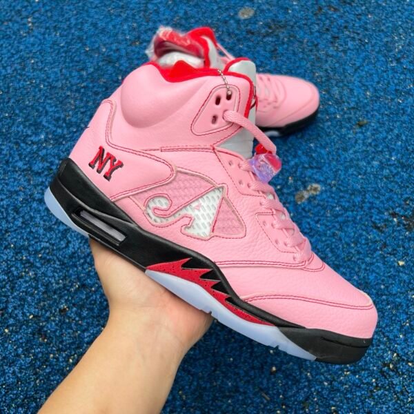 Awake NY x Air Jordan 5 “Arctic Pink” PINK UNIVERSITY RED(36-48.5) - Image 4