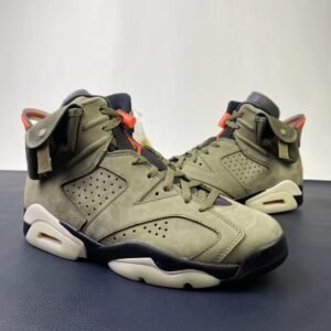 Air Jordan 6 x Travis Scott Medium Olive(40-47.5)