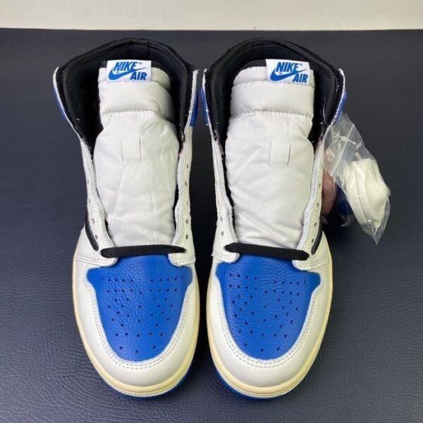 Travis Scott x Fragment x Air Jordan 1 High Military Blue(us7.5-13) - Image 2