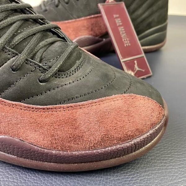 Air Jordan 12 Retro X A Ma Maniere Black/Burgundy Crush(40-47.5) - Image 9