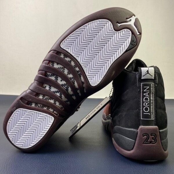 Air Jordan 12 Retro X A Ma Maniere Black/Burgundy Crush(40-47.5) - Image 11