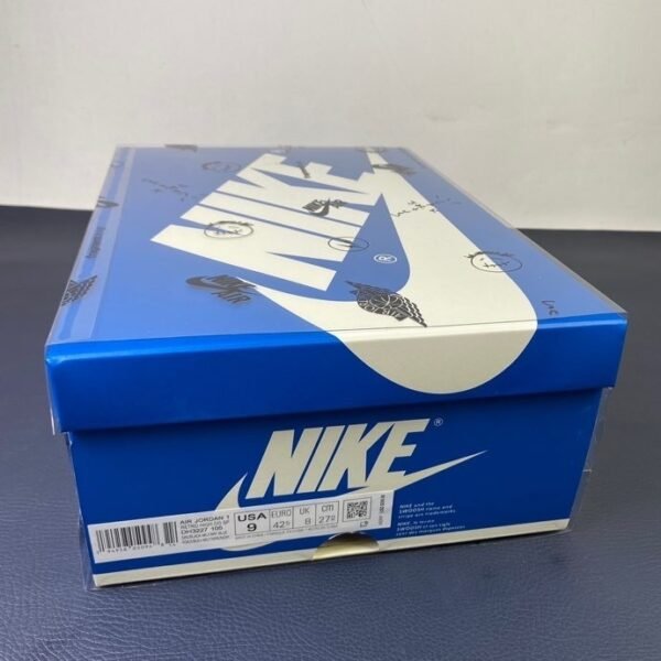 Travis Scott x Fragment x Air Jordan 1 High Military Blue(us7.5-13) - Image 14