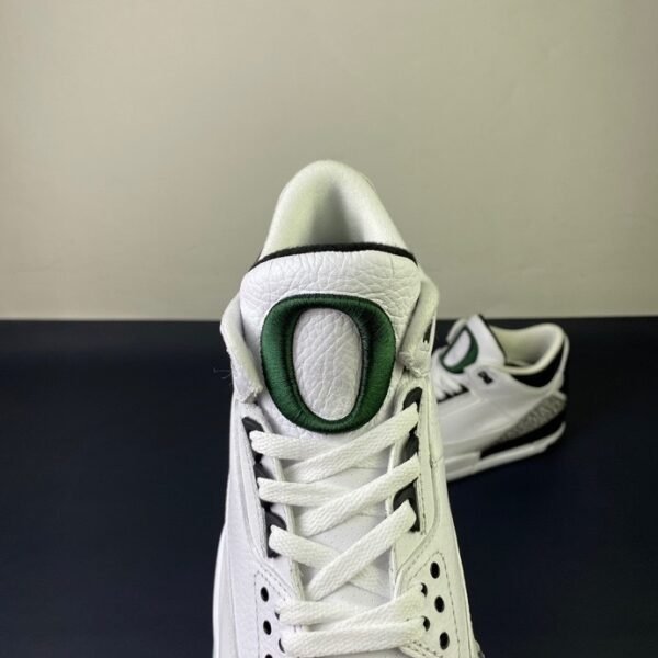 Air Jordan 3 Retro Oregon Ducks White/Green(40.5-47.5) - Image 8